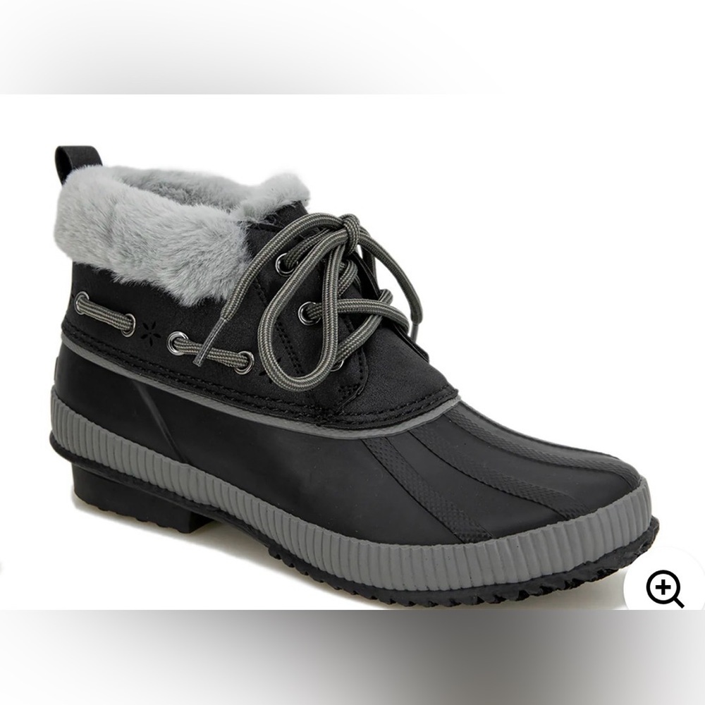 JSport By Jambu Women's Mary Rain Boot S1MRY01, Black Synthetic,